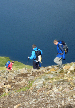 Approaching Grisedale Tarn - Lake District 24 Peaks