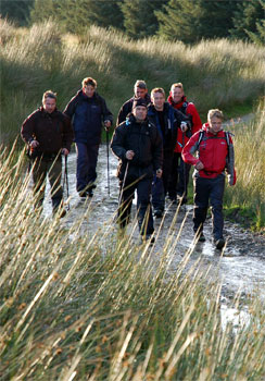 Final push towards Grovebeck Fold on Lake District 24 Peaks Challenge - just in time!