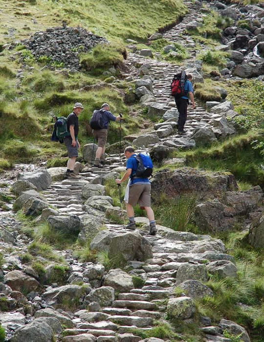 Final leg - Lake District 3000 Footers: Descending Skiddaw back to Latrigg