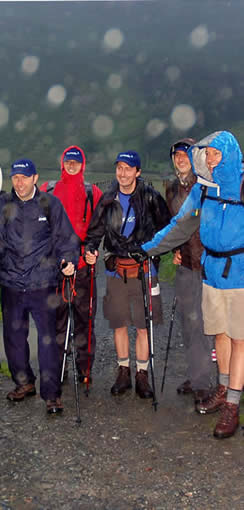 Start point: 6.30am Gatesgarth Farm on a wild wet day