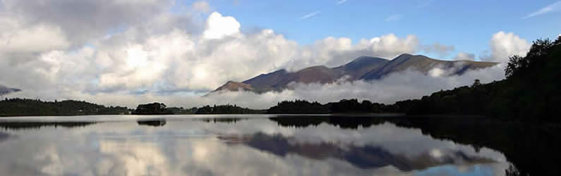 Skiddaw rises to over 3000 feet and dominates the town of Keswick in the Northern Lakes