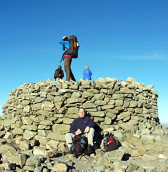 Scafell Pike summit cairn